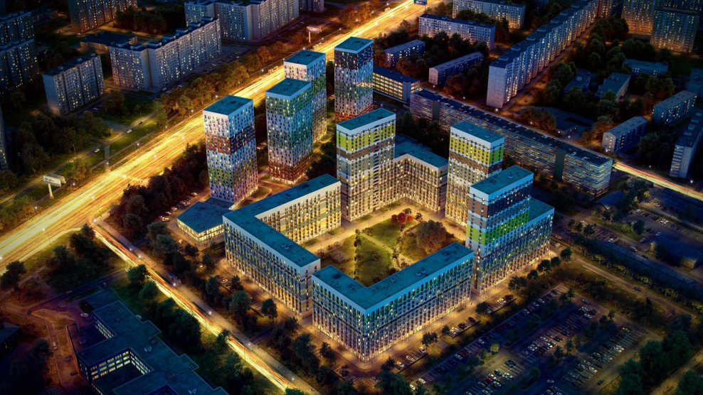 Стройка ЖК В Москве пик
