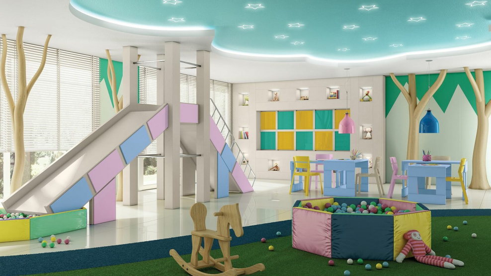 Детская игровая комната в детском саду