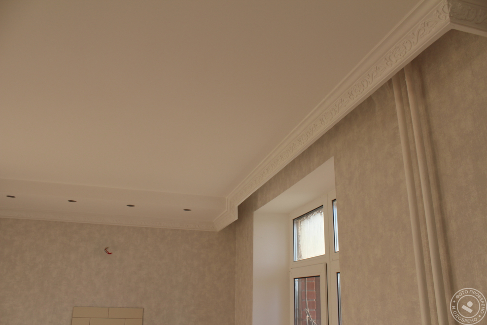 Ниша для штор из гипсокар