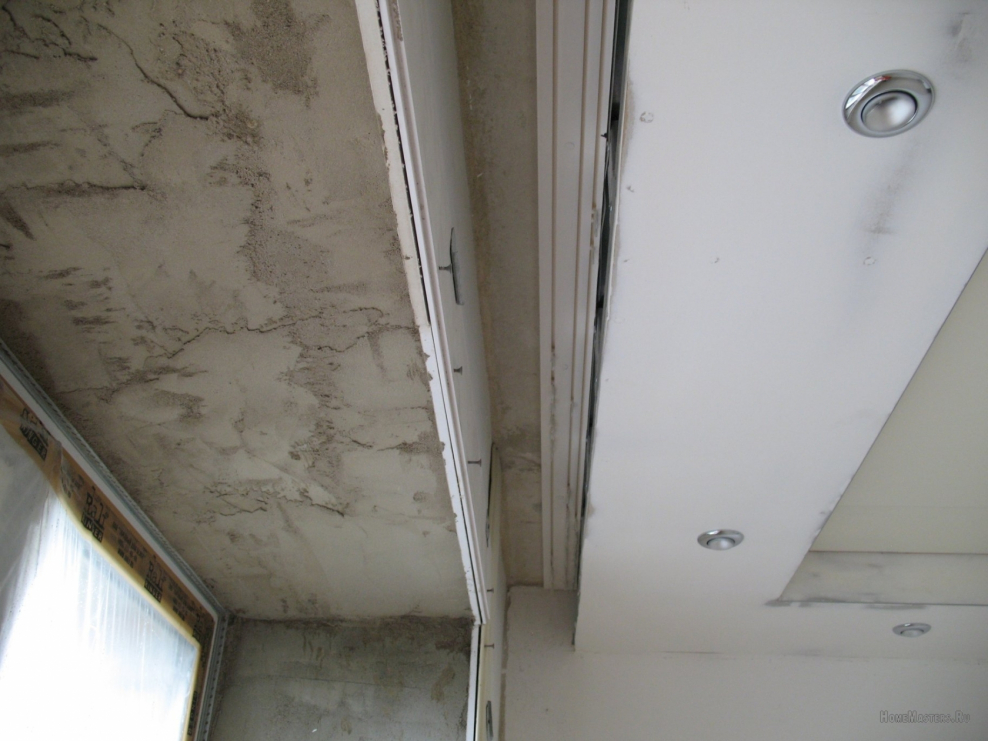 Ниша для штор в гипсокартонном потолке