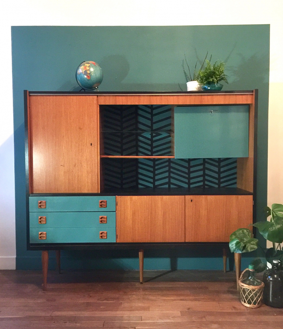 Перекраска тумбы МИД сенчури