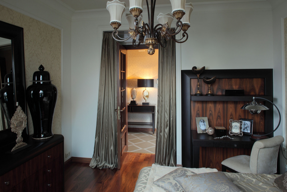 Спальня в Советском стиле в современной квартире