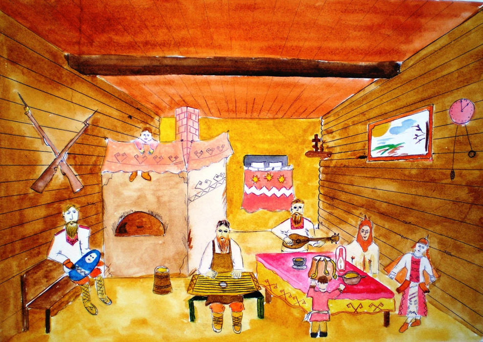 Предметы убранства русской избы