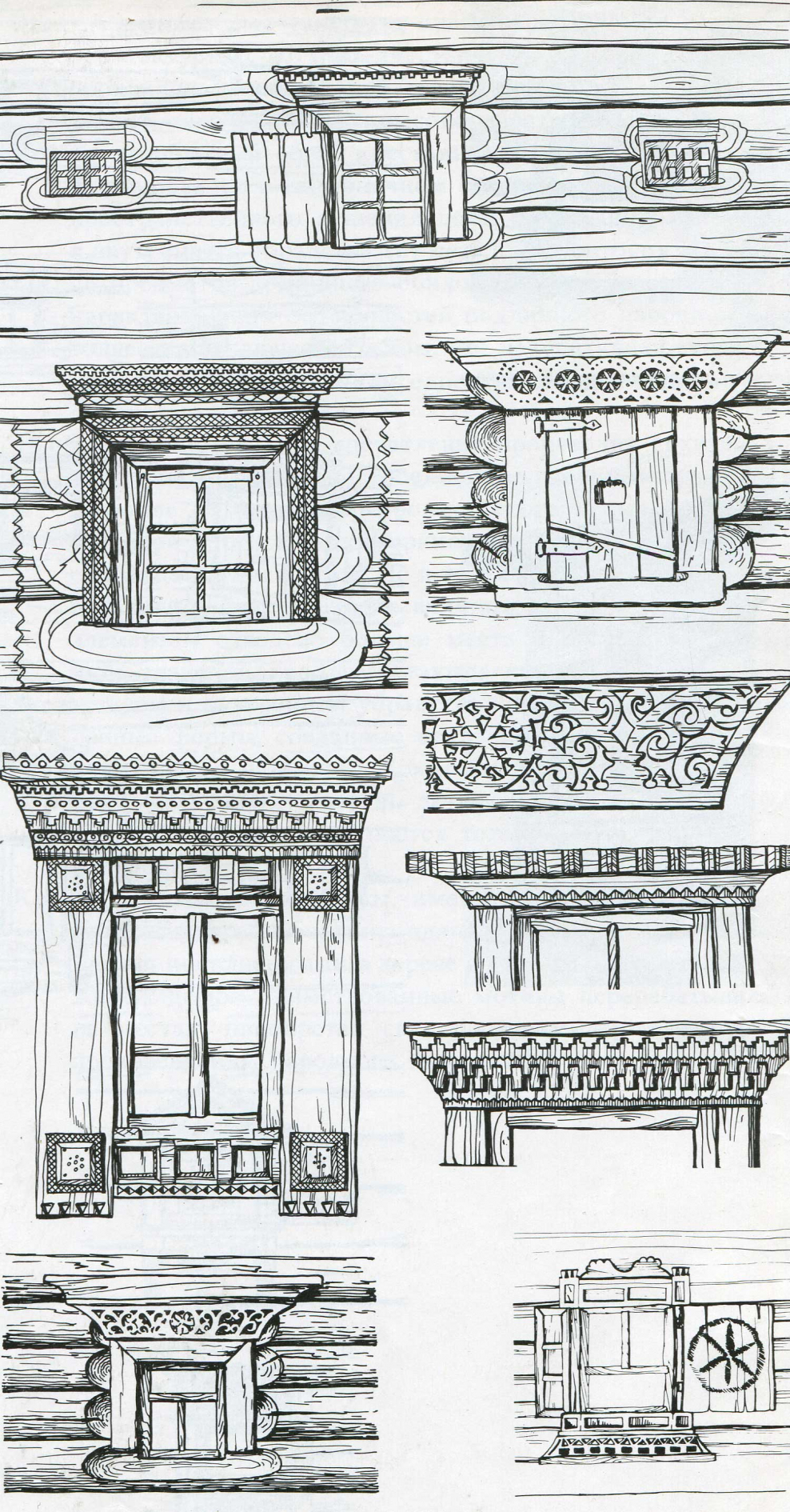 Элементы архитектуры русской избы