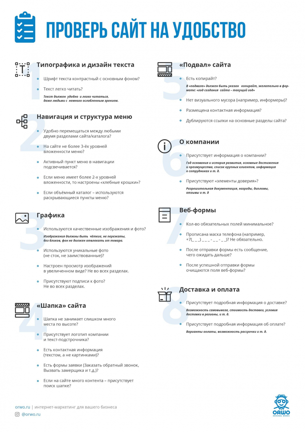 Чеклист для дизайнеров интерьера