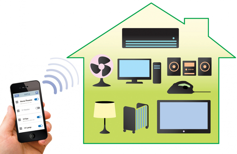 Умный дом иллюстрация