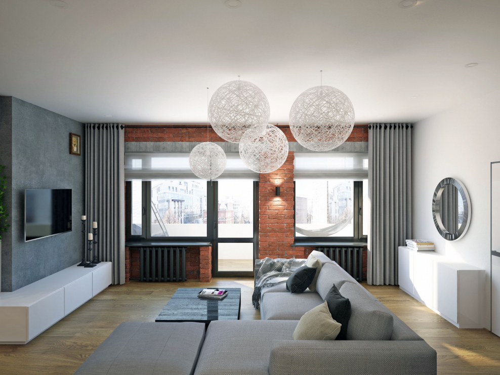 Урбанистический стиль в интерьере квартиры