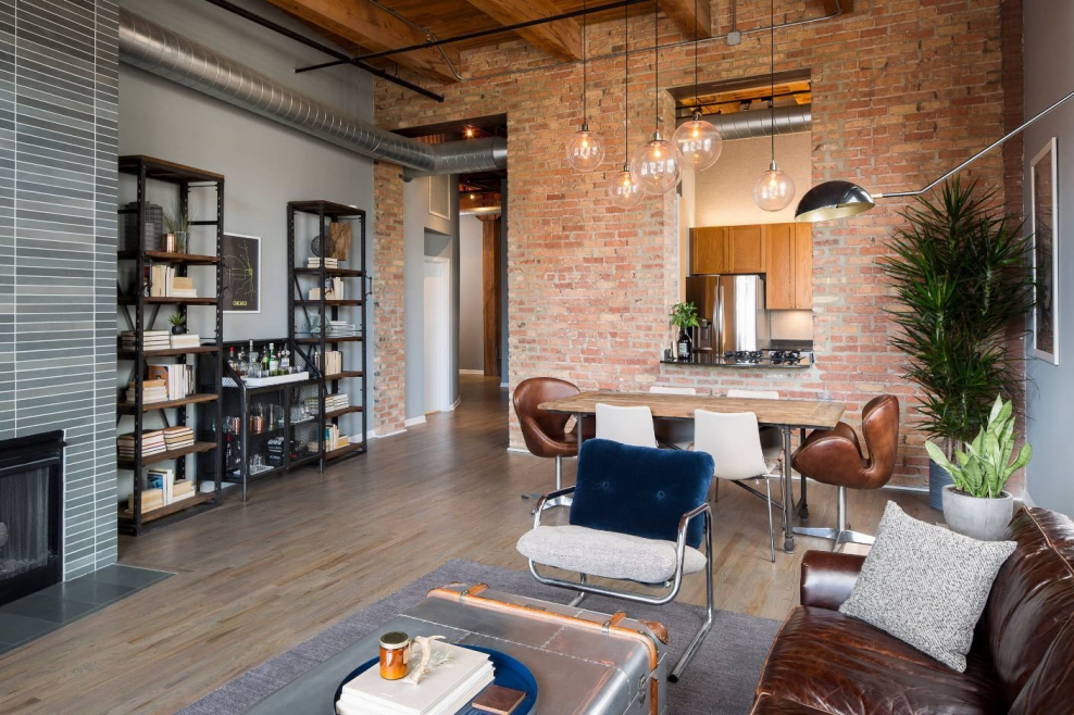 Стиль Loft в интерьере квартиры