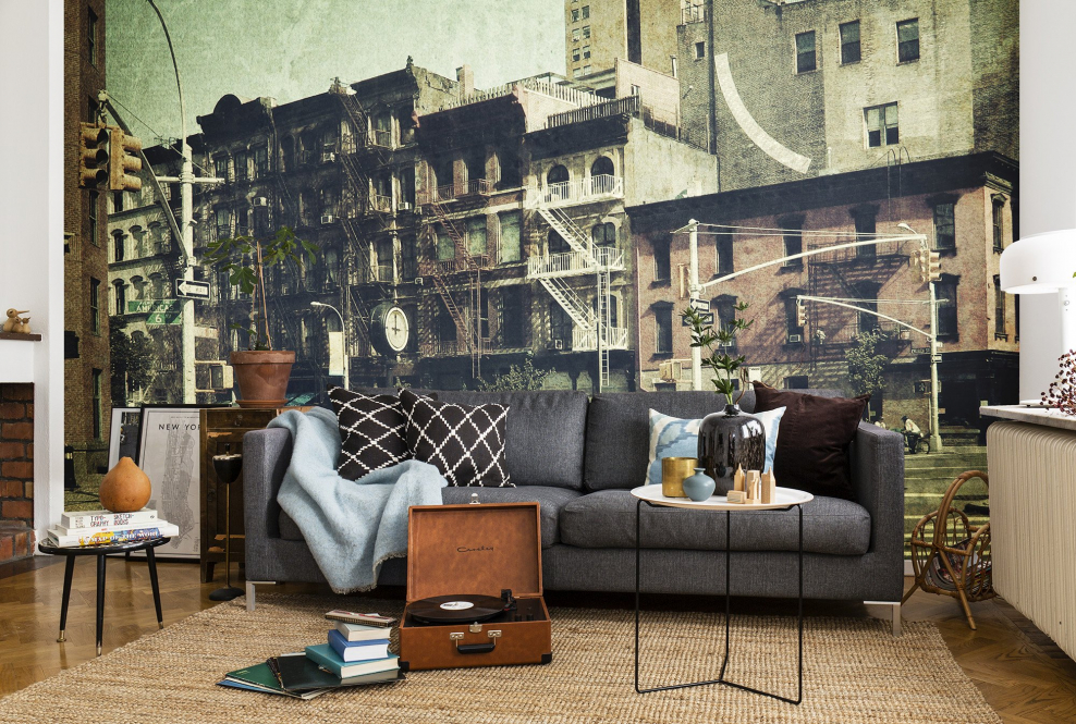 Нью Йорк фреска лофт