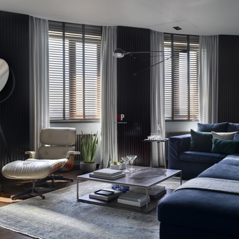 Шторы в стиль комтемперари