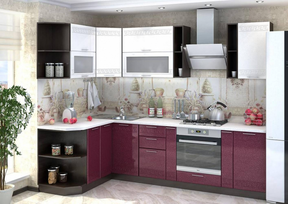 Сурская мебель гранатовый металлик