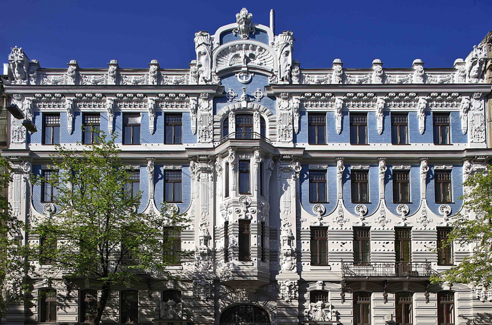 Riga архитектура Югендштиль