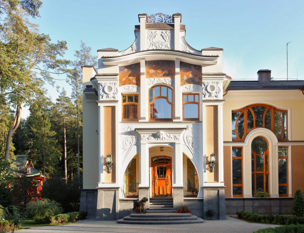 Особняк в Москве Модерн арт нуво
