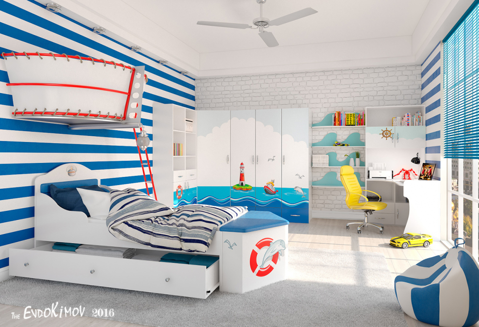Cilek мебель детская морская