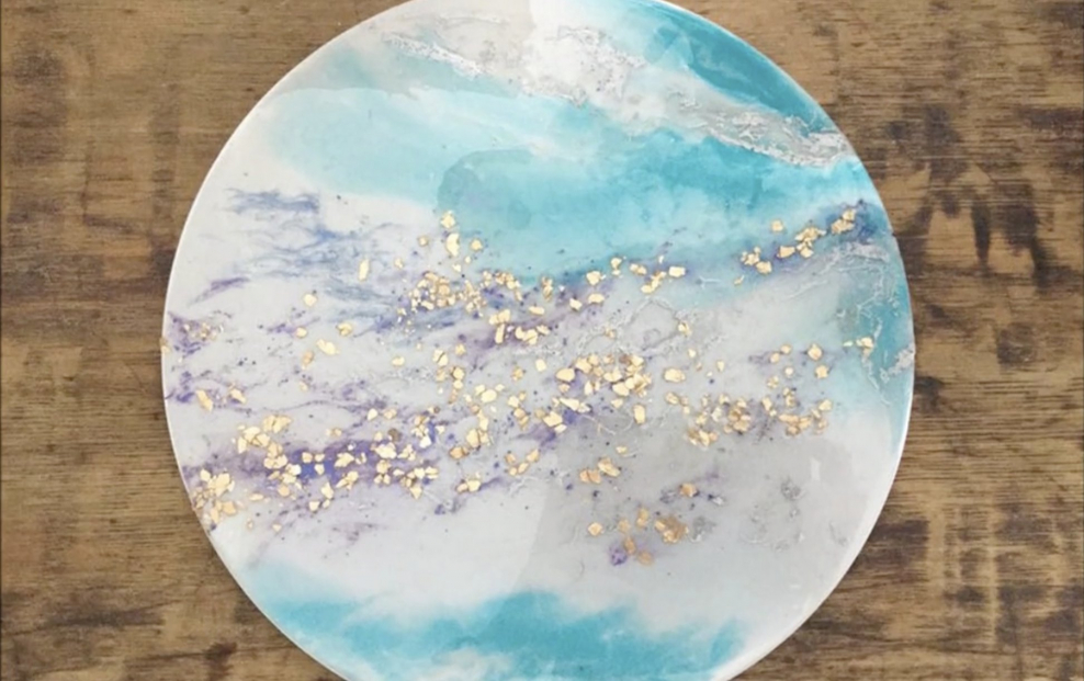 Нежный фон из эпоксидки