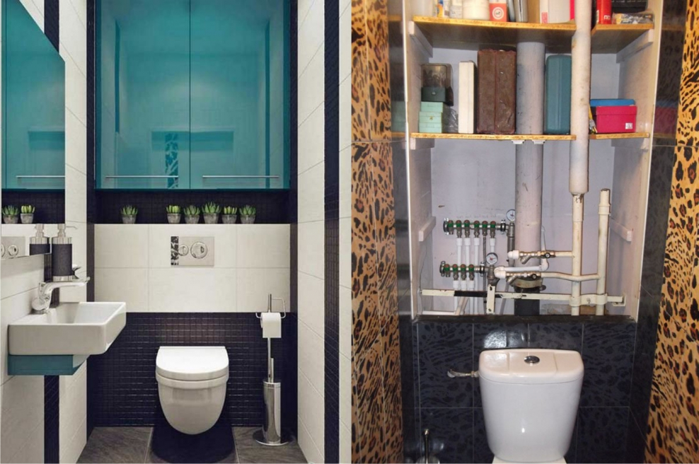 Раковина для гигиенического душа в туалете