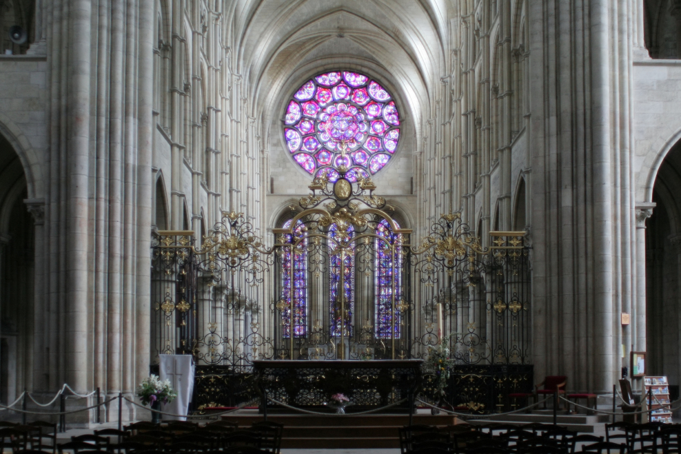 Ланский собор внутри