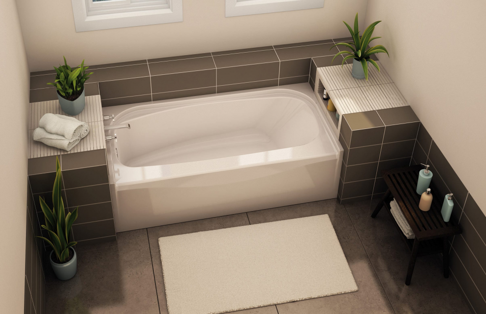 Маленькая прямоугольная ванна