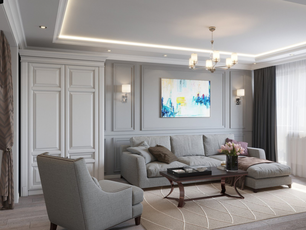 Потолки стиле неоклассицизм