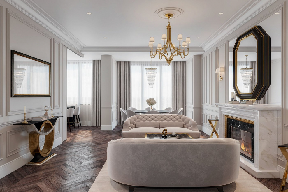 Неоклассический стиль в интерьере