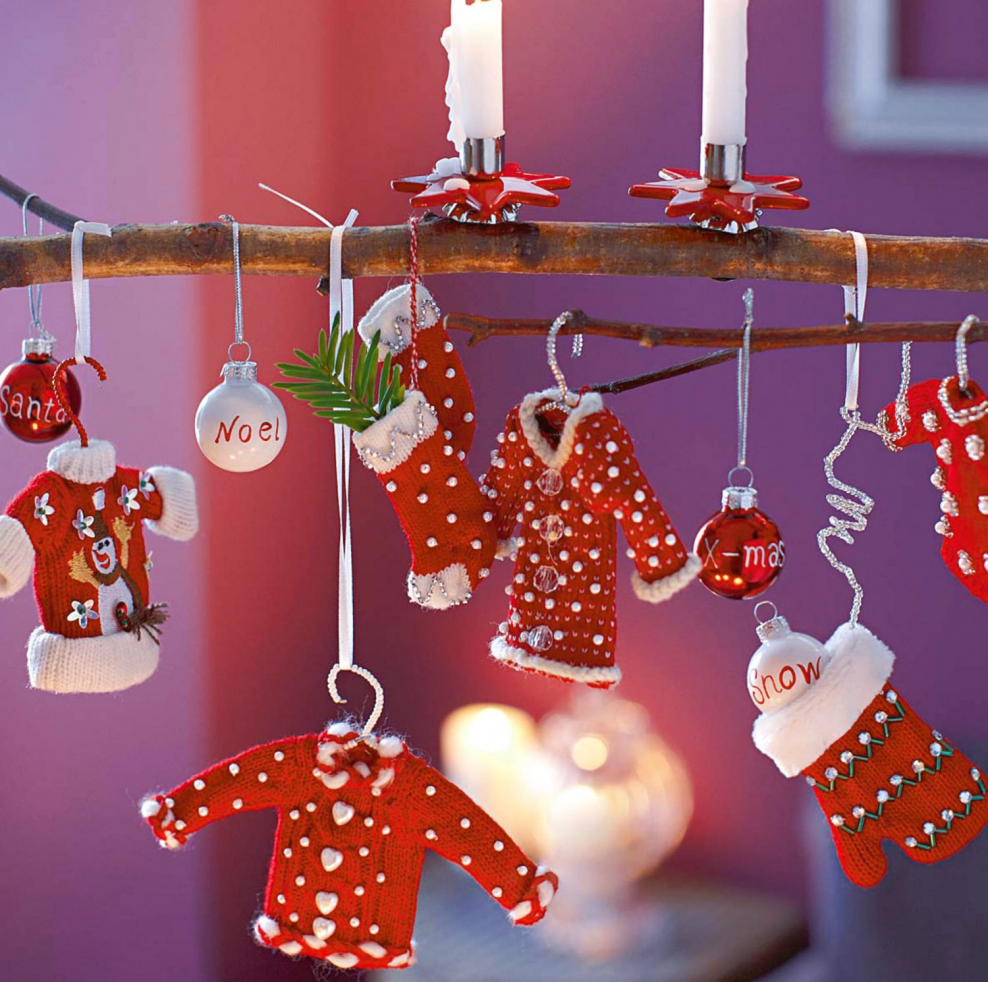 Новогодние интерьерные украшения