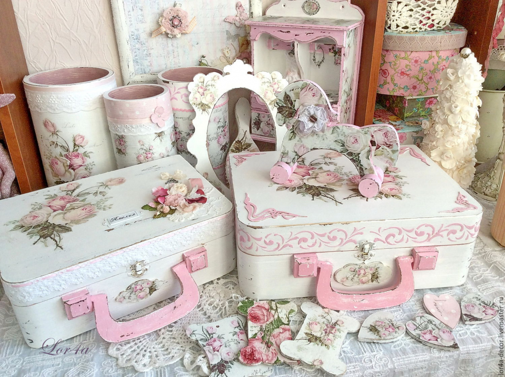 Техника декупажа шебби-Шик