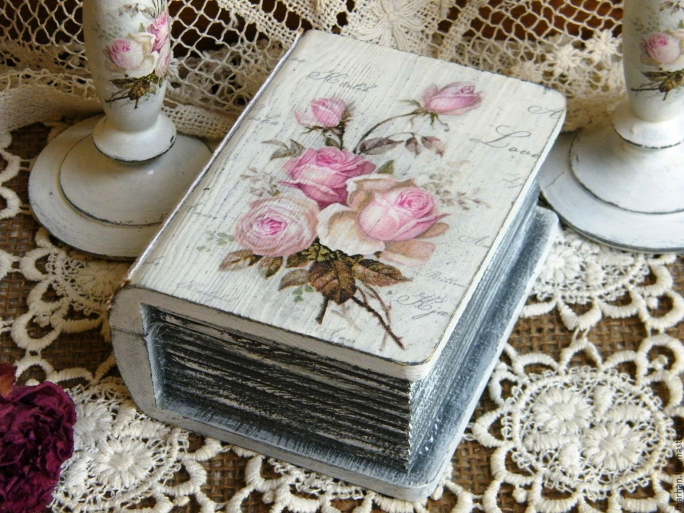 Мини комодик в стиле шебби Шик