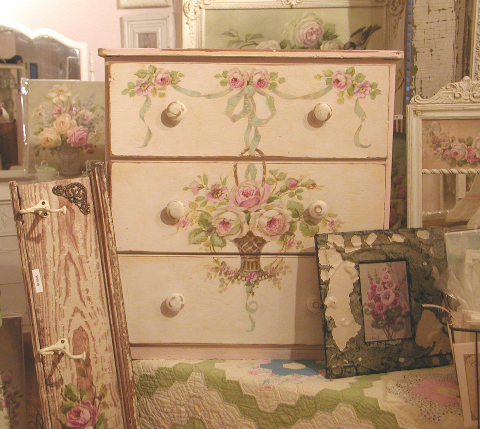 Декупаж мебели в стиле Прованс