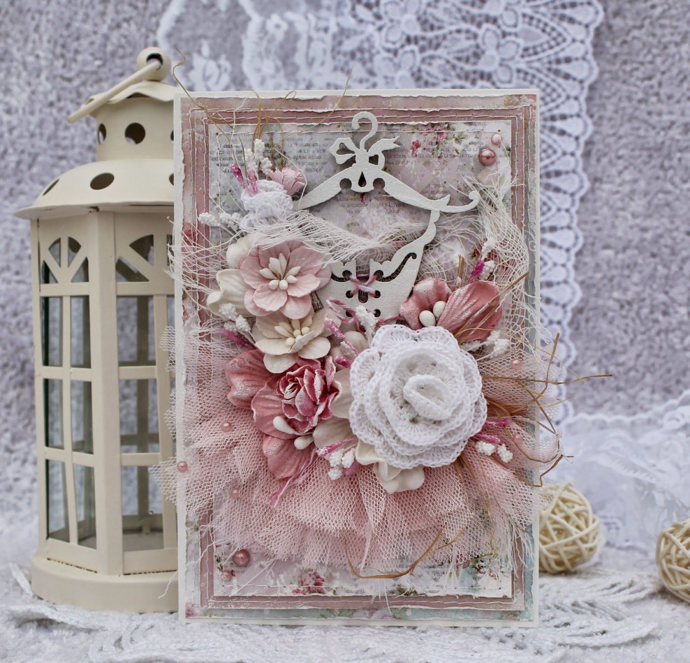 Плечики декупаж