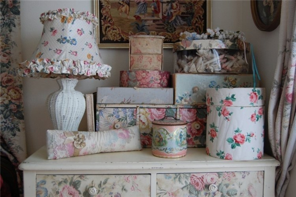 Стиль шебби Шик в декупаже