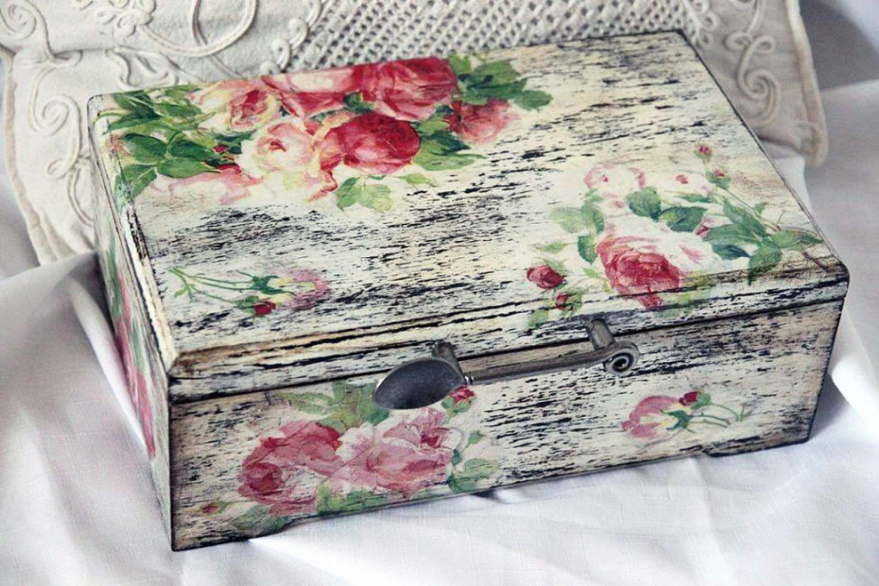 Декупаж шебби-Шик техника