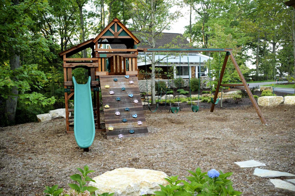 Детские игровые зоны на даче