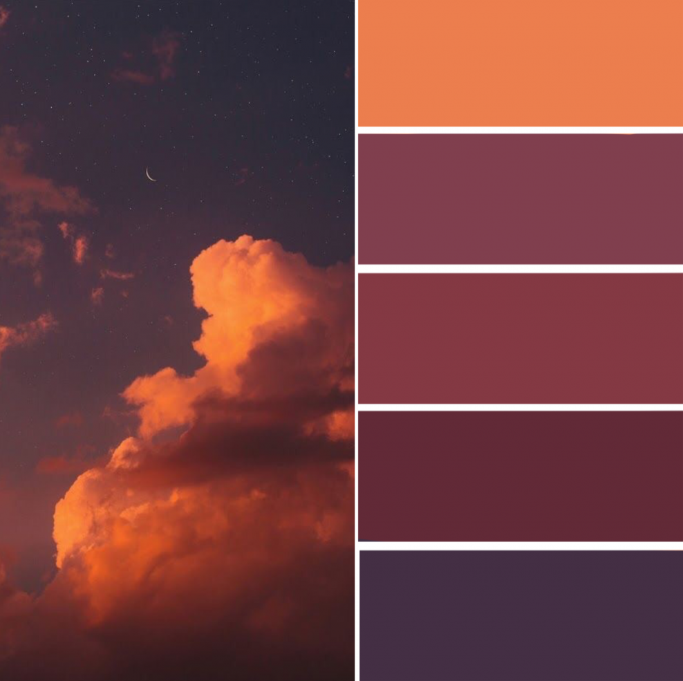 Оттенки одного цвета