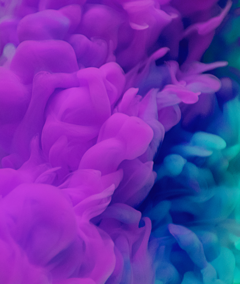 Голубой и фиолетовый