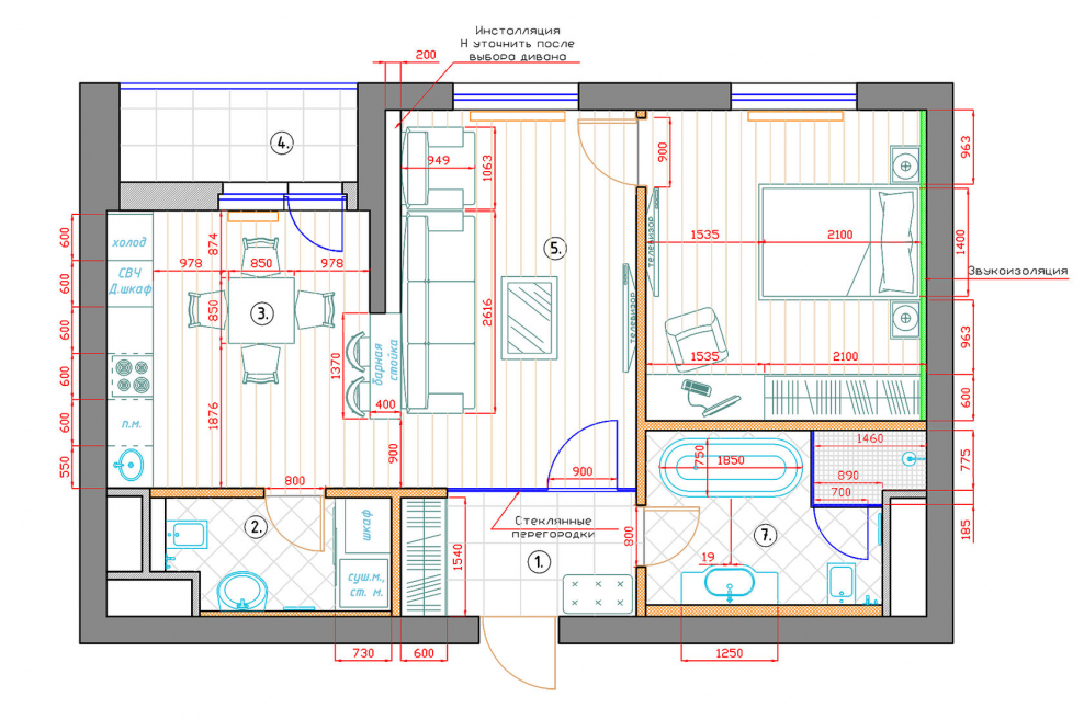 Тушино 2018 планировки двушка
