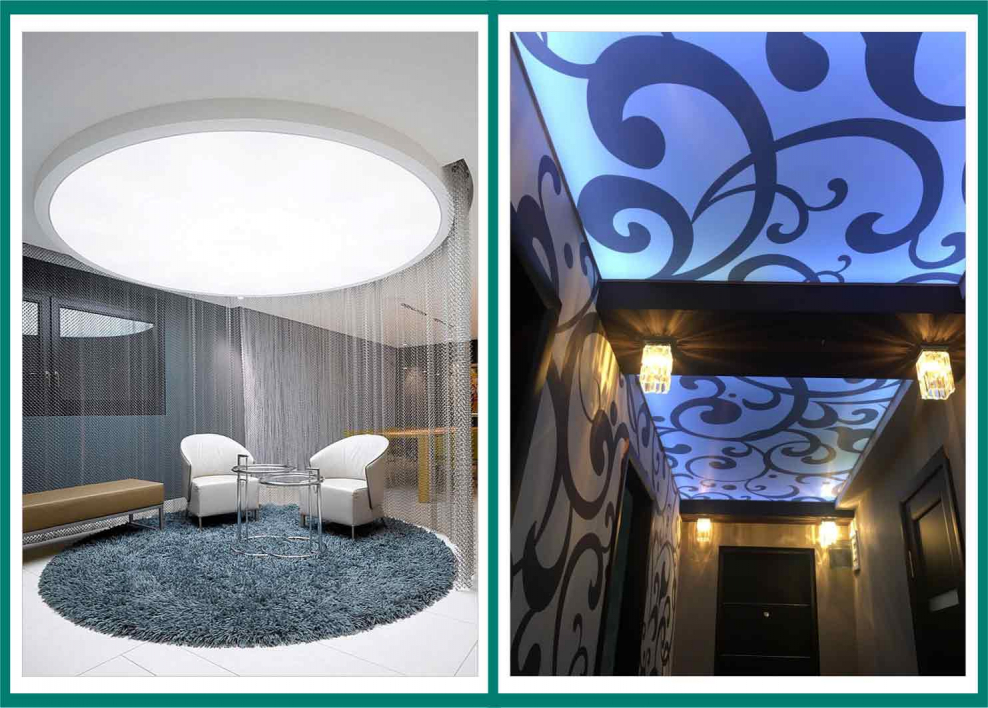 Натяжные потолки модные в 2021 году