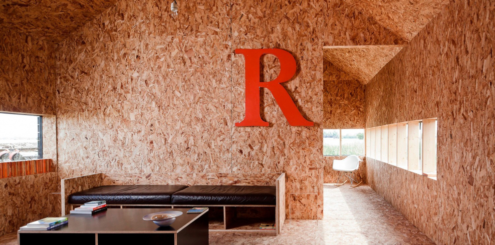 OSB плита в интерьере