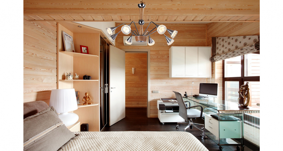 Евровагонка в интерьере