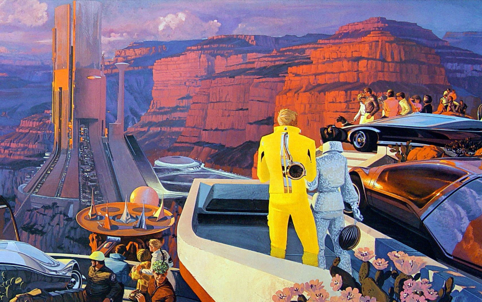 Ретрофутуризм художник СИД МИД