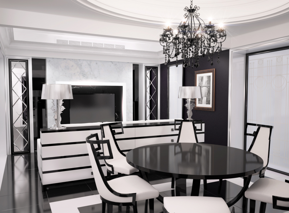 Art deco стиль в интерьере