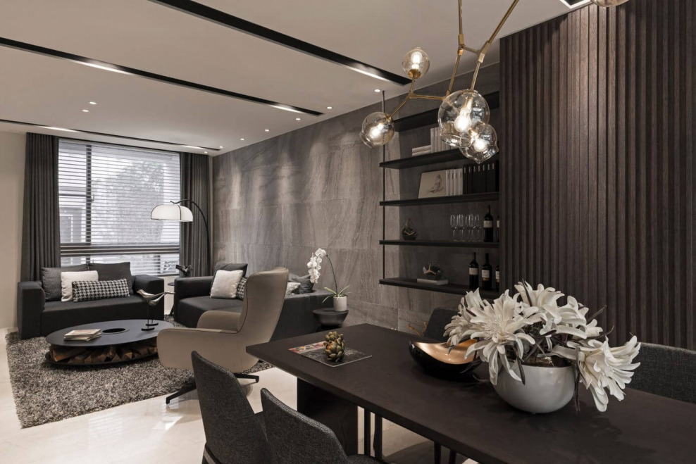 Гостиная Контемпорари кофейный