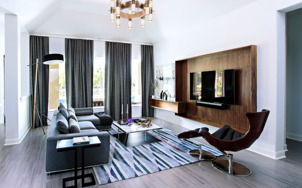 Интерьер таунхауса в стиле Контемпорари