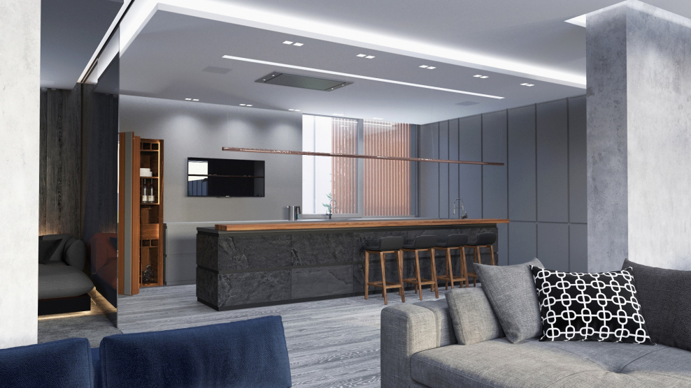 Гостиная в натуральном стиле