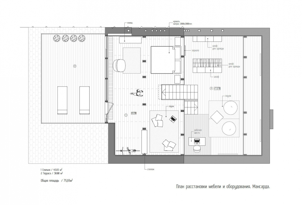 Многоуровневая веранда