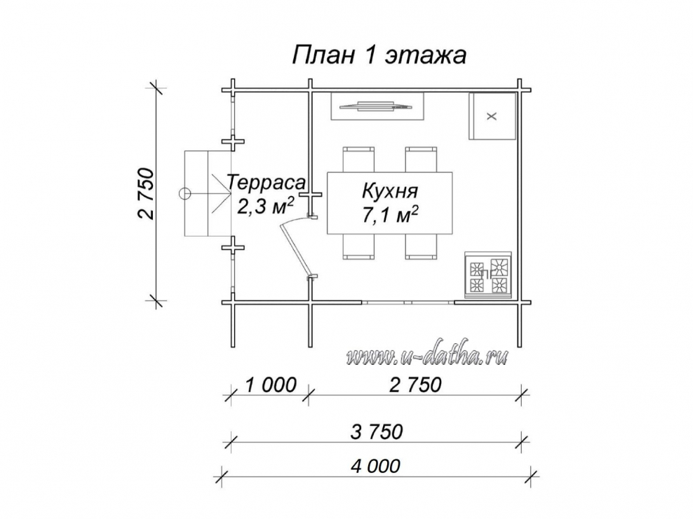 Планировка летней кухни