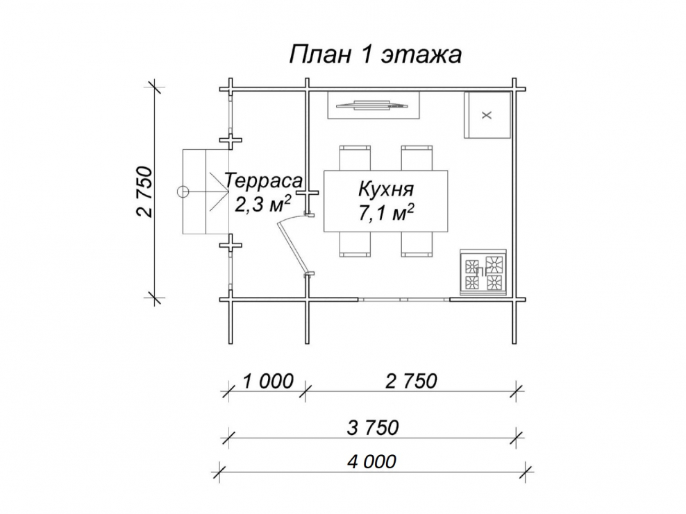 Типовые проекты домов одноэтажных с террасой