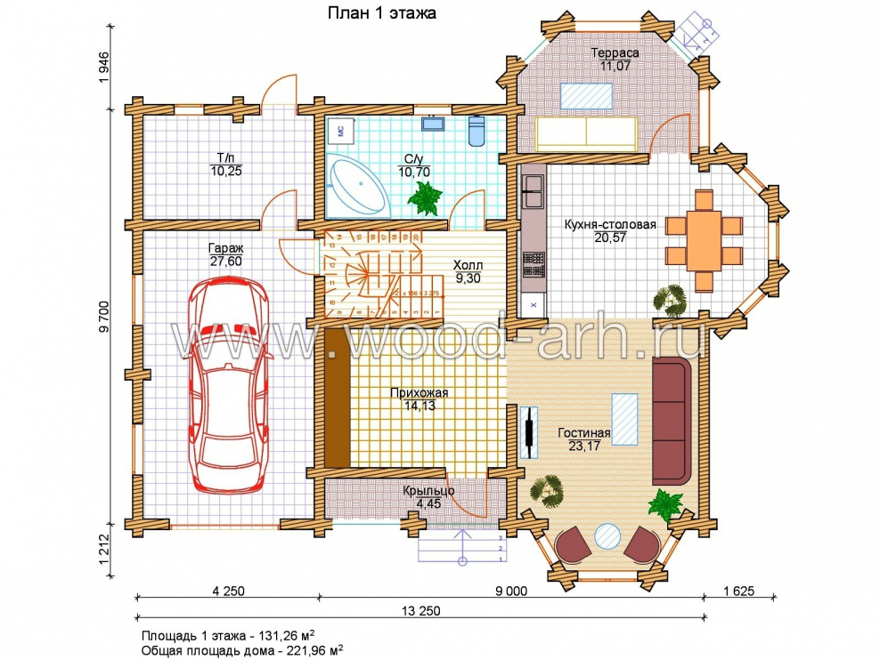 Проекты мини дома с террасой планы