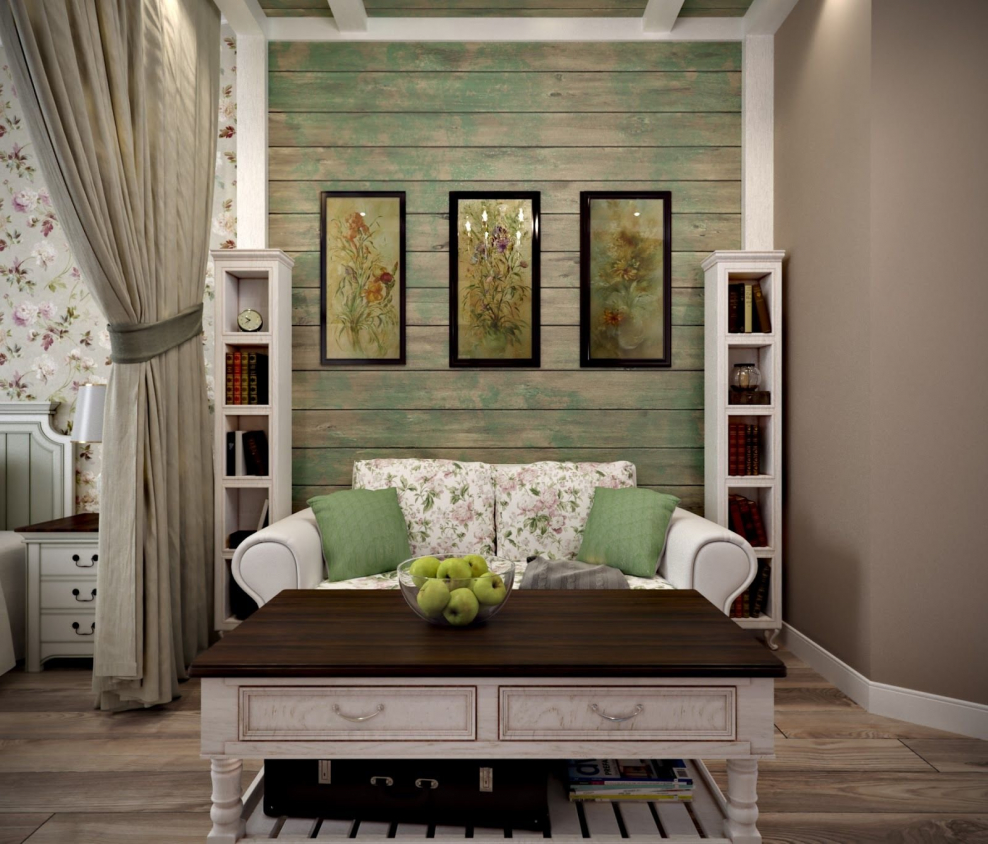 Спальня в стиле Прованс в лавандовых тонах