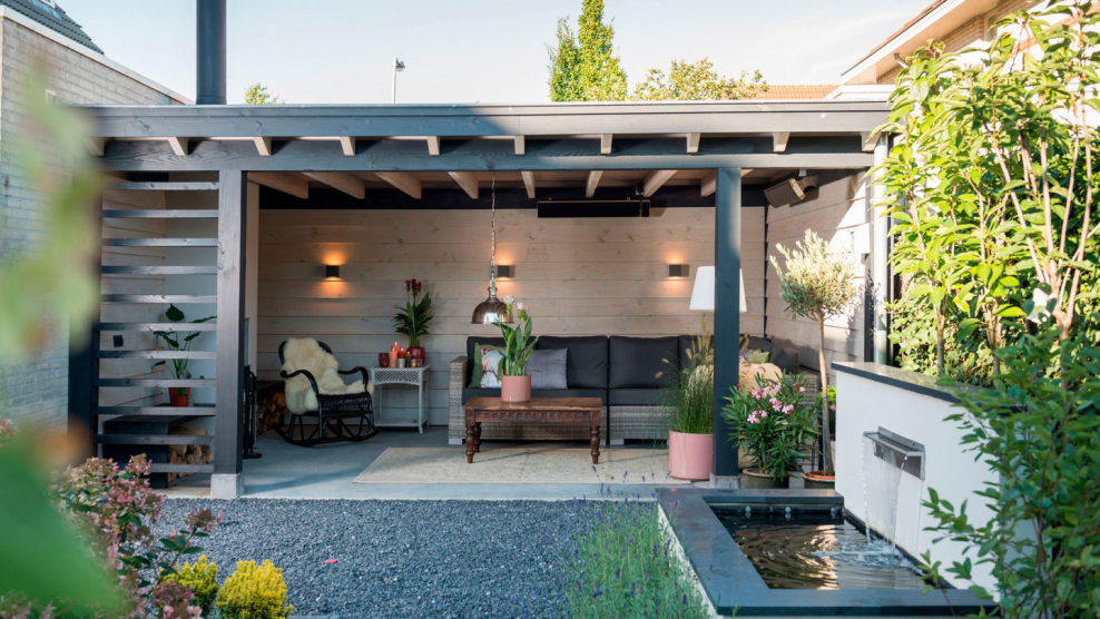 Беседки хайтек с барбекю