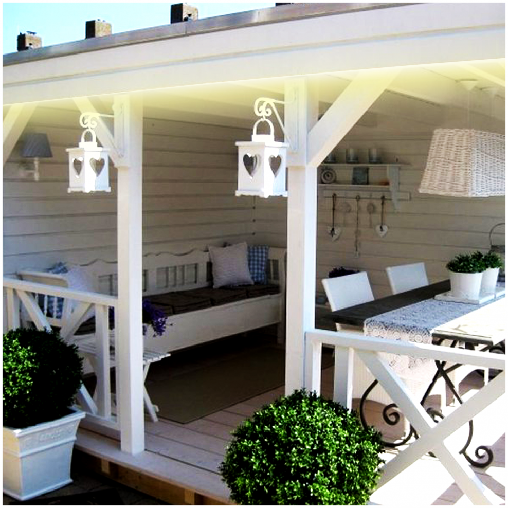 Летняя гостиная в загородном доме